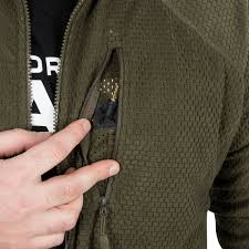 Alpha Tatical Jacket Grid Fleece Coyote M
