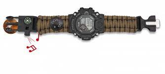 Relógio Digital Paracord Coyote