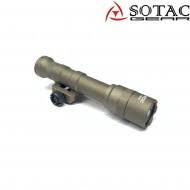 Flashlight m600b dark earth sotac gear