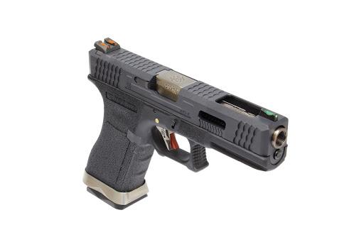 G-Force 18C BK Silver Barrel Metal Version GBB Black (WE)