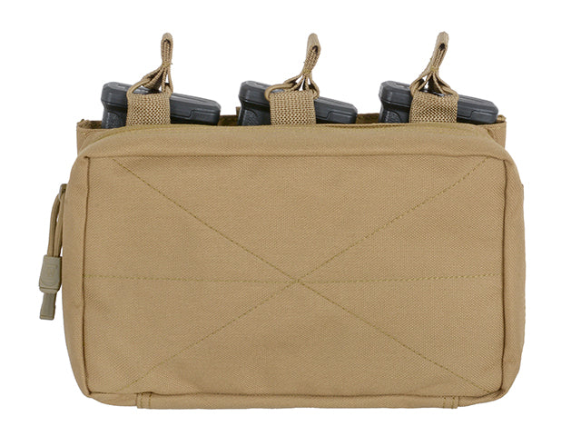 8 Fields MOLLE TRIPLE RIFLE MAG/GP POUCH - COYOTE