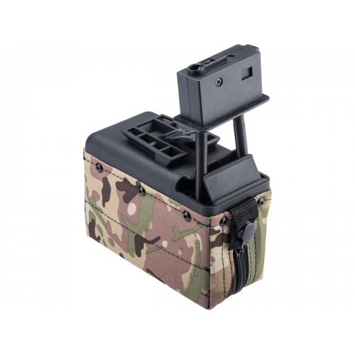A&K Mini Box Mag 1500 rounds for M249 multicam