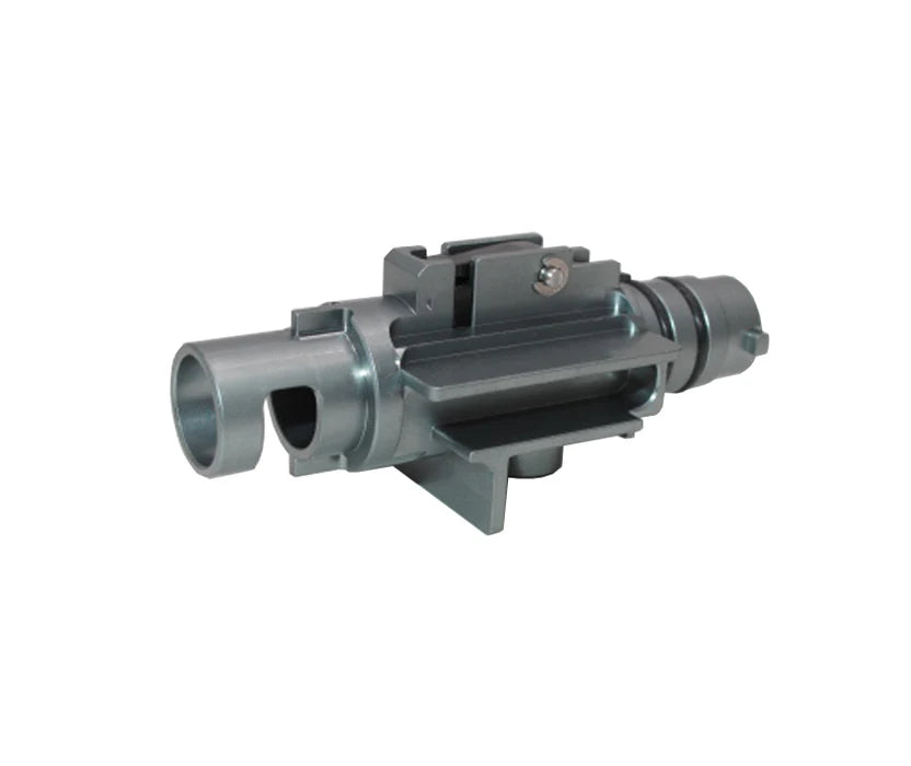 WII Tech Hop Up Chamber &amp; Steel Air Tight Nozzle TM MP5 Recoil Shock