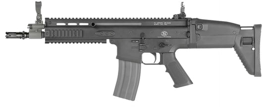 FN Herstal SCAR-L Mk.16 Mod.0 Platinum AEG with EShooter Mosfet - Black - Cybergun / Cyma