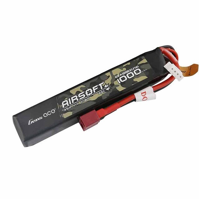 Bateria Gens ACE 1000 mah 25C 11.1V stick t-Plug