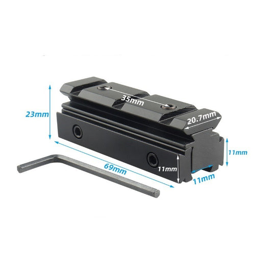 Mount Adapter Dovertail to Rail G0011-2B