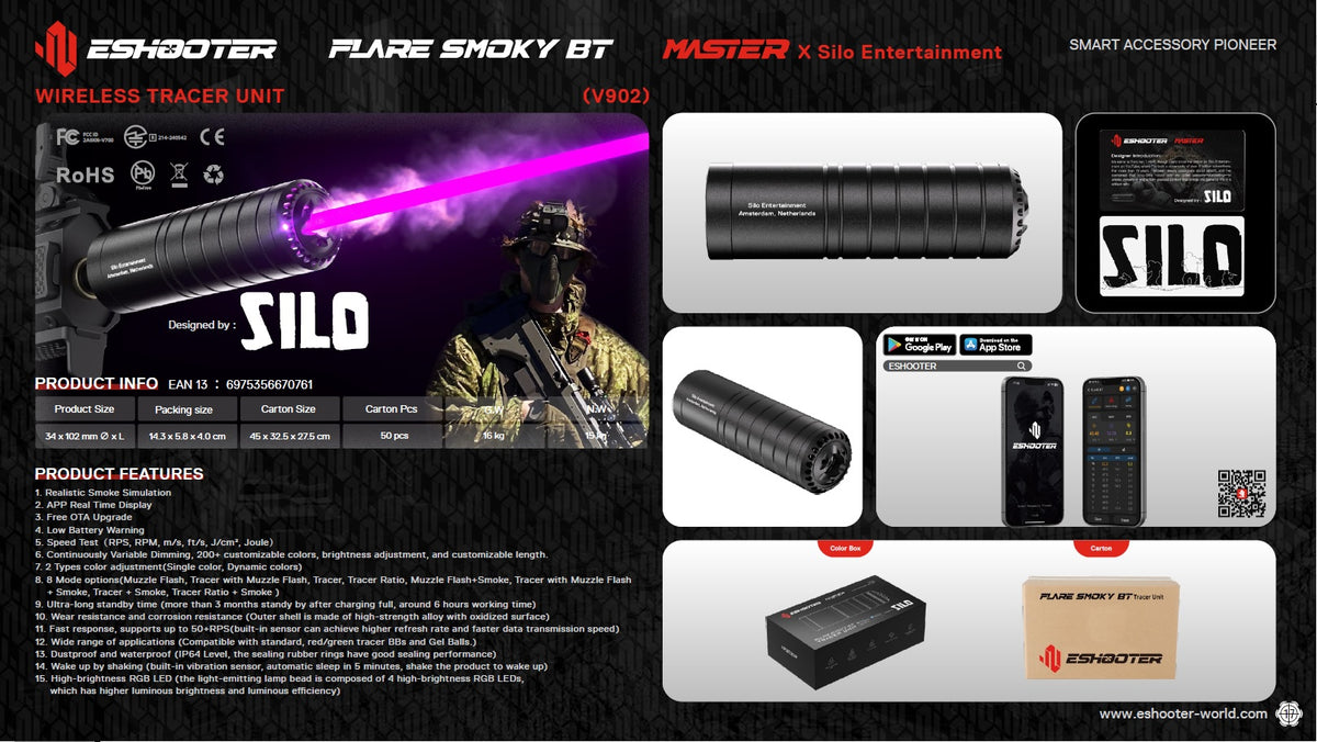 E-Shooter Flare Cube Mono V902