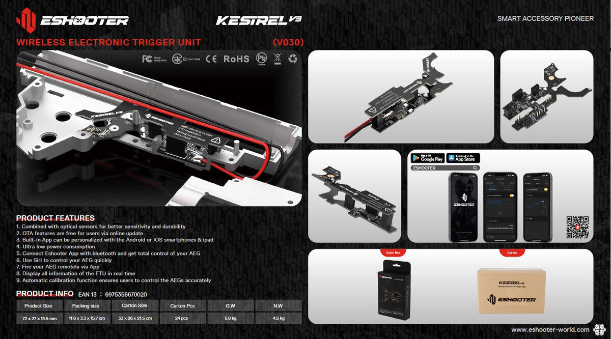 E-Shooter ETU Kestrel V3 V030