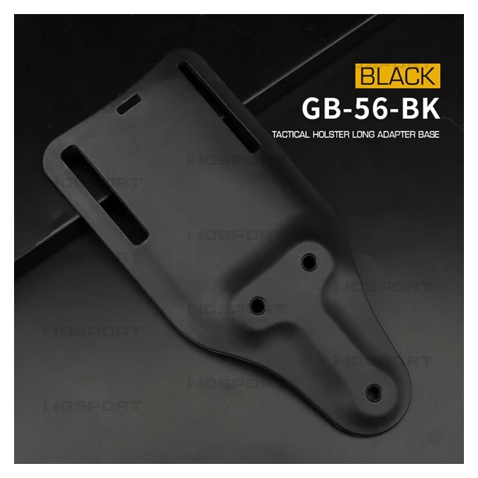 Lowered Belt Platform for Holster Black