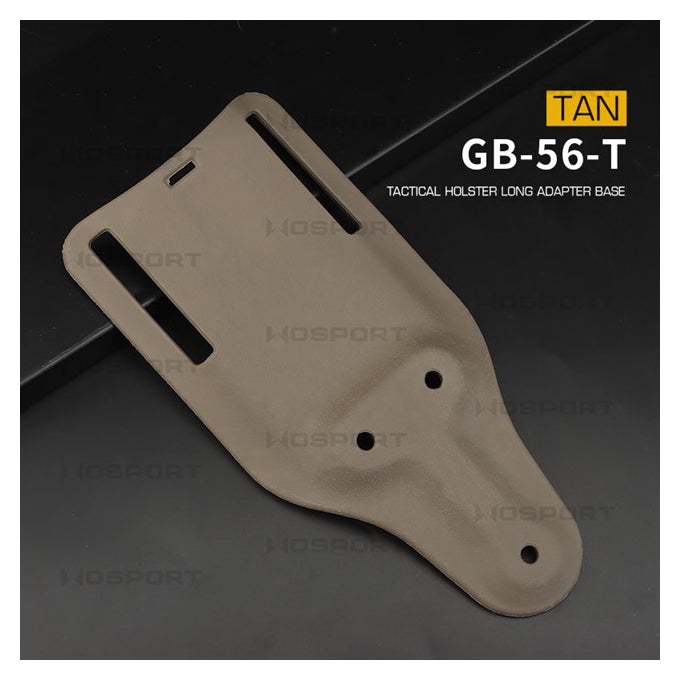 Lowered Belt Platform for Holster TAN