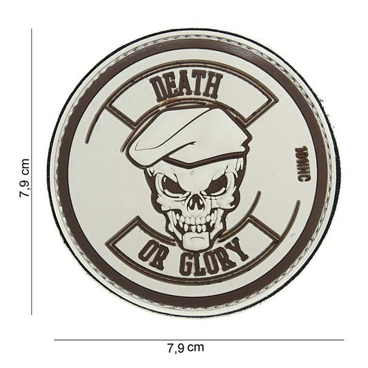 Patch 3D PVC Death or glory sand