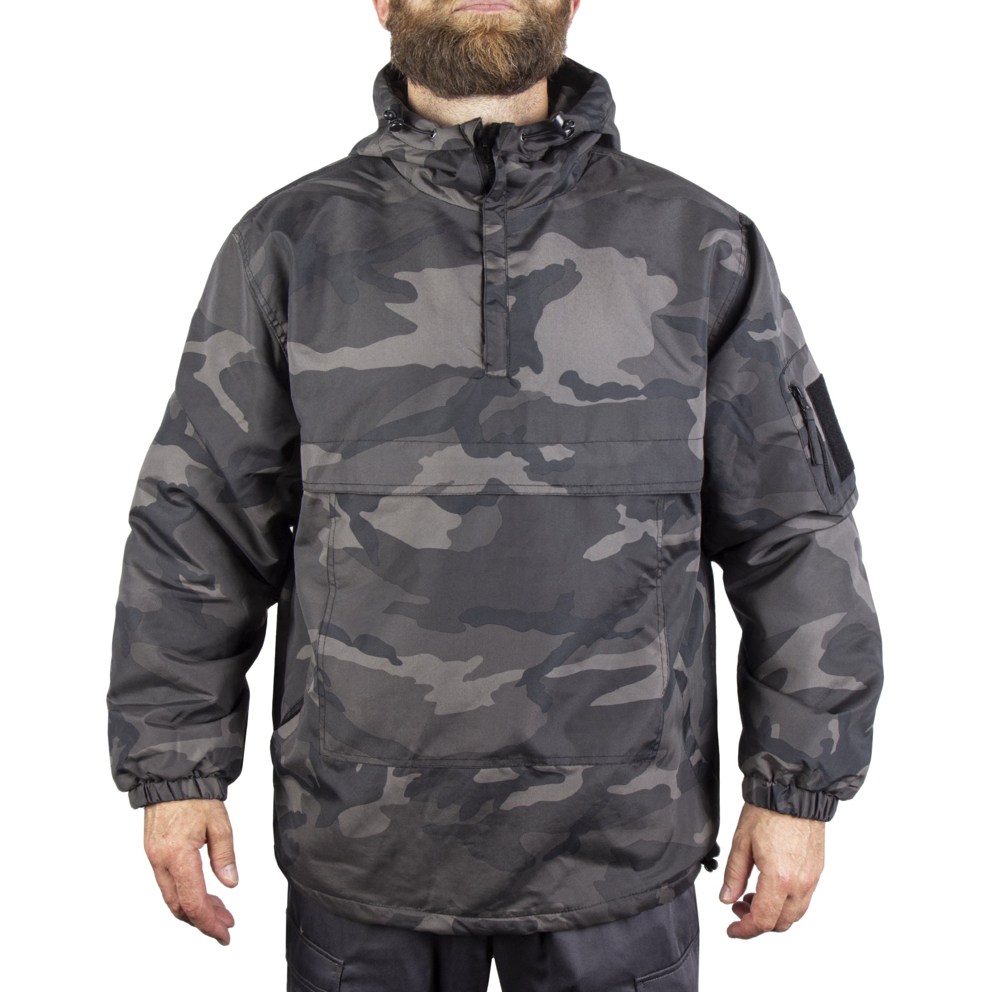 Jacket kagools Combat Anorak Mil-tec Winter Multitarn Black
