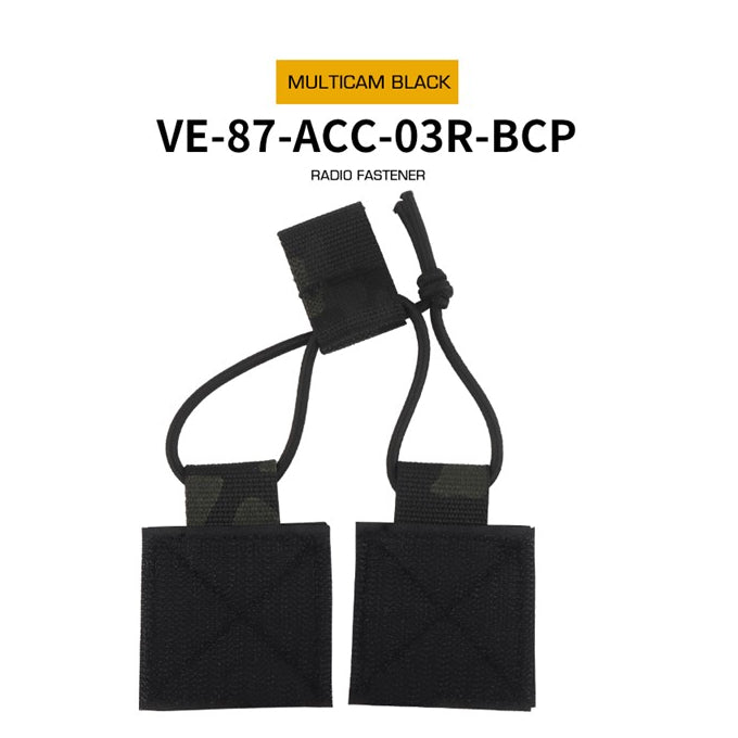 WST VELCRO Fastener with Pull Tab – MC Black