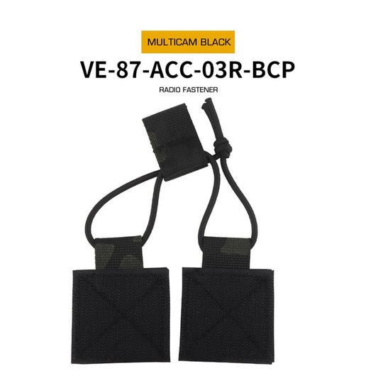 WST VELCRO Fastener with Pull Tab – MC Black