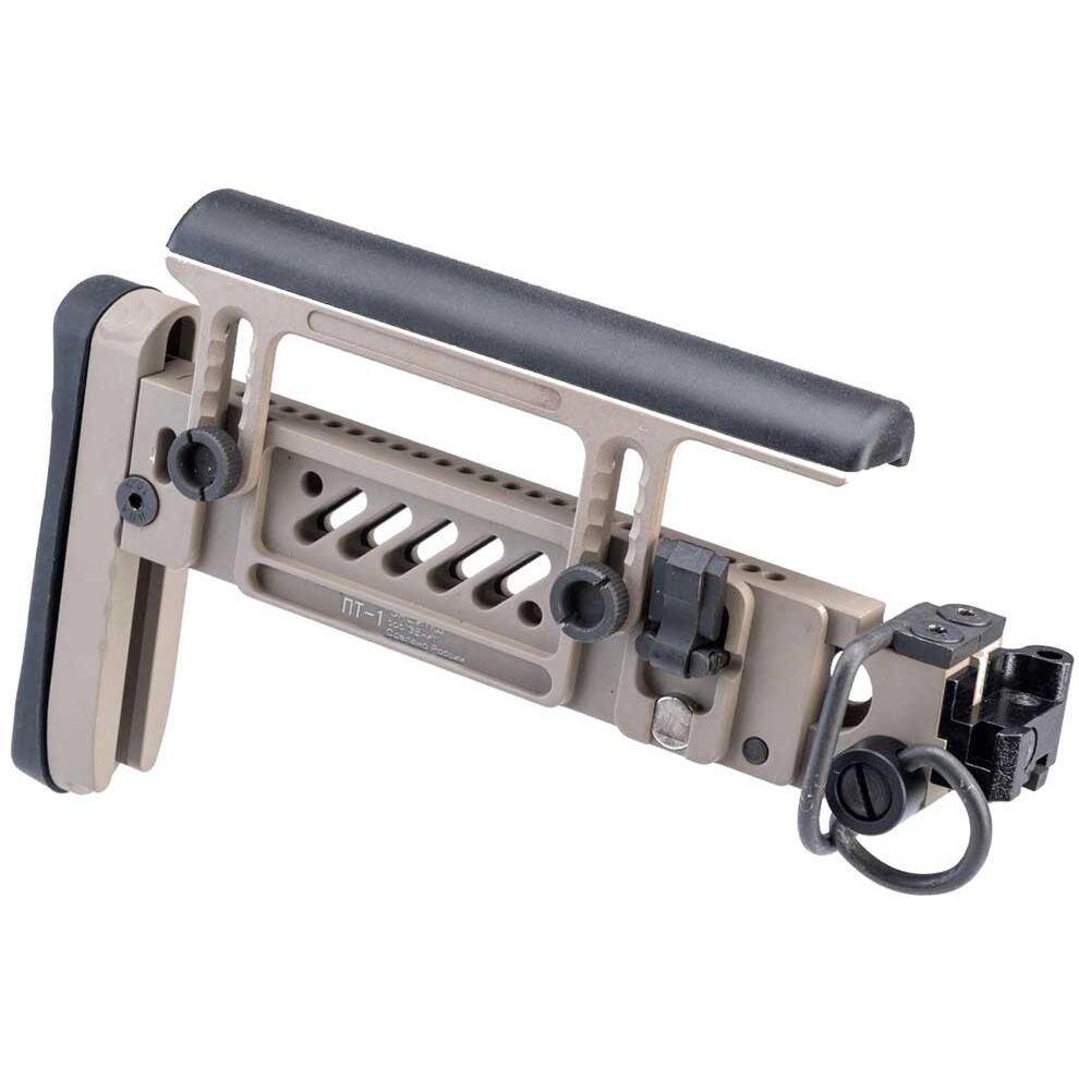 5KU ZENITCO PT-1 GEN.2 folding stock for ak electric gun (tan)
