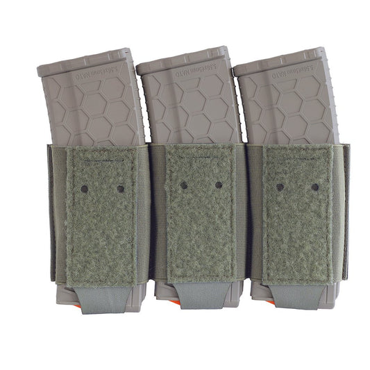 Combat Systems Triple AR Elastic Mag Insert Ranger Green