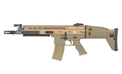 FN Herstal SCAR-L Platinum AEG with EShooter Mosfet - Tan - Cybergun / Cyma