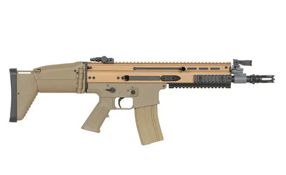 FN Herstal SCAR-L Platinum AEG with EShooter Mosfet - Tan - Cybergun / Cyma