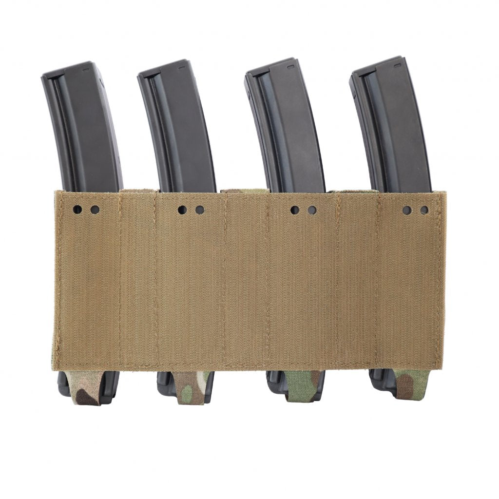 Combat Systems Quad SMG Elastic Mag Insert Coyote Brown