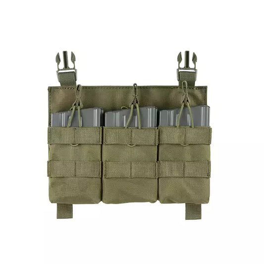 Buckle Up Triple SR25/AR-10/M14/SCAR-H Pouch Panel - OD