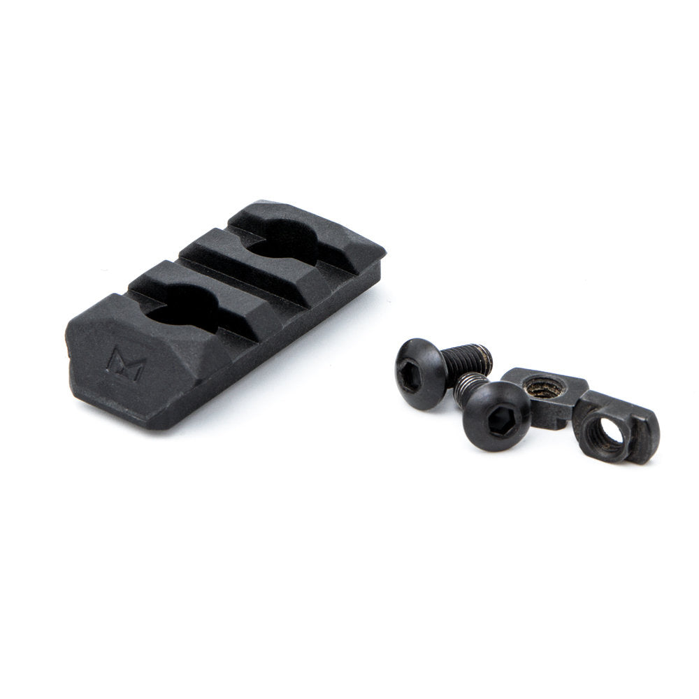 Reinforced Rail M-LOK PTS 3 Slots Black