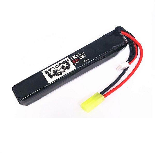 Raccoon battery 11.1V 1300 mah 25C 1 stick