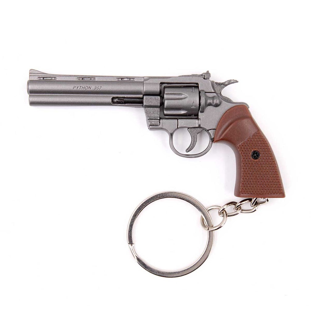 Key holder Revolver 357 Silver