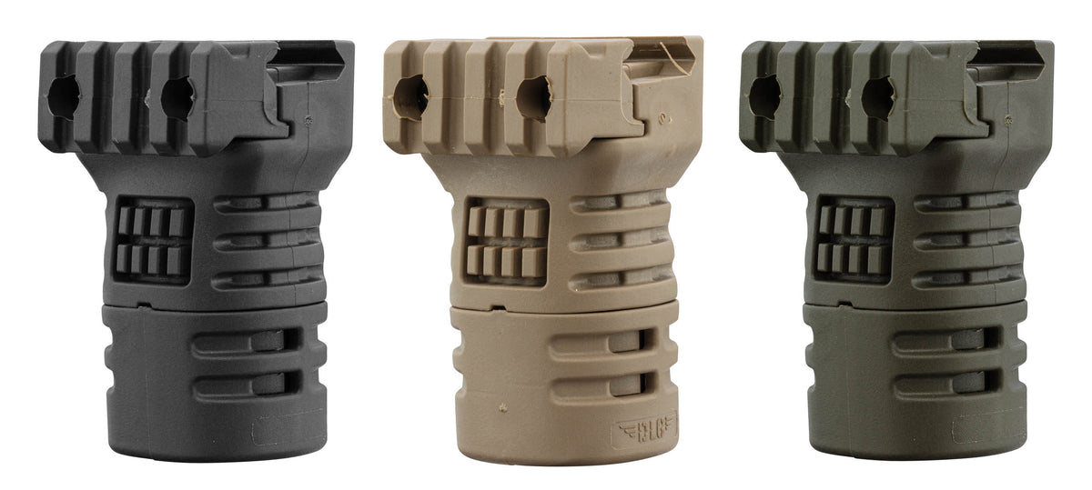 Short front vertical handle Black