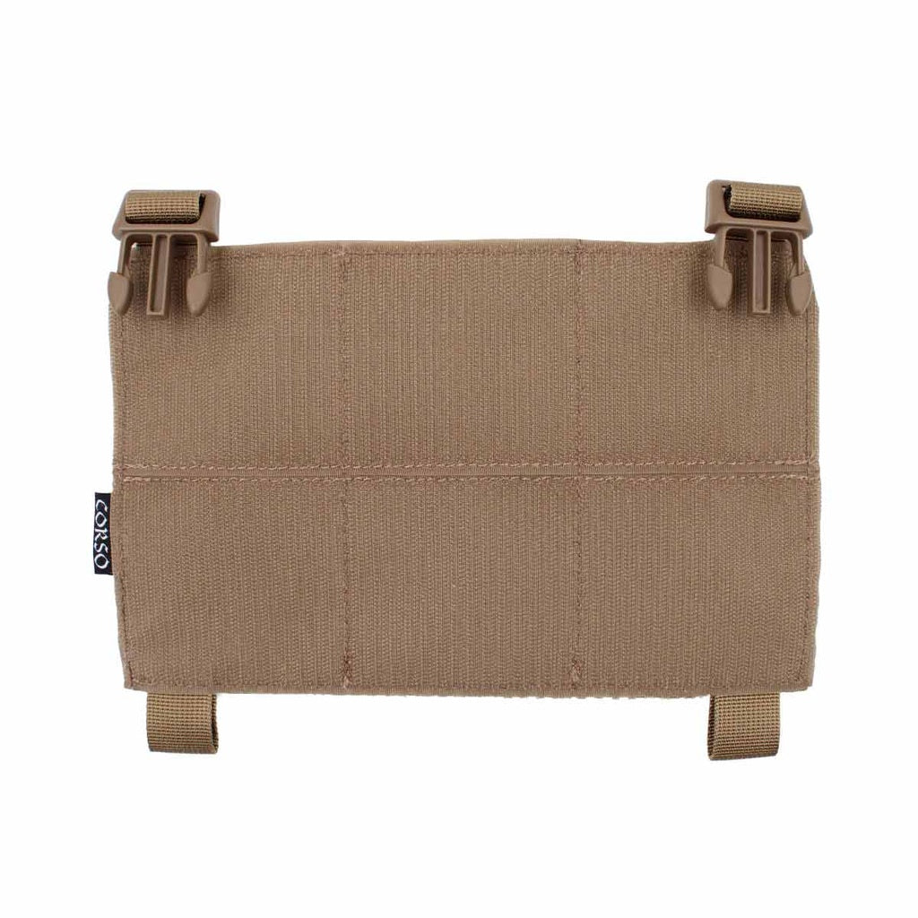 Front Panel Corso Dagger Buckle Coyote