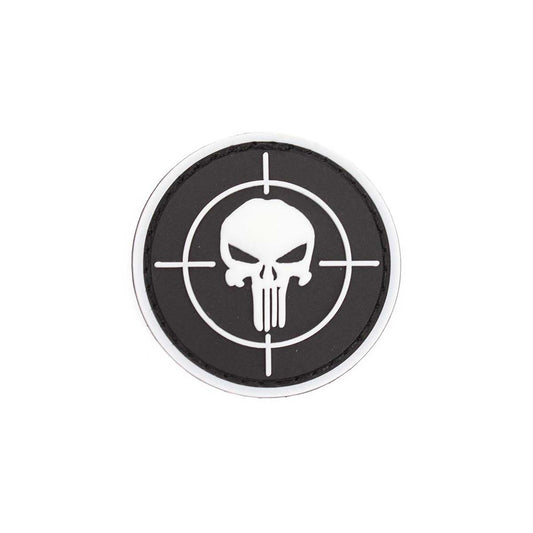 Patch Immortal PVC 3D Punisher Dianda Peq Black