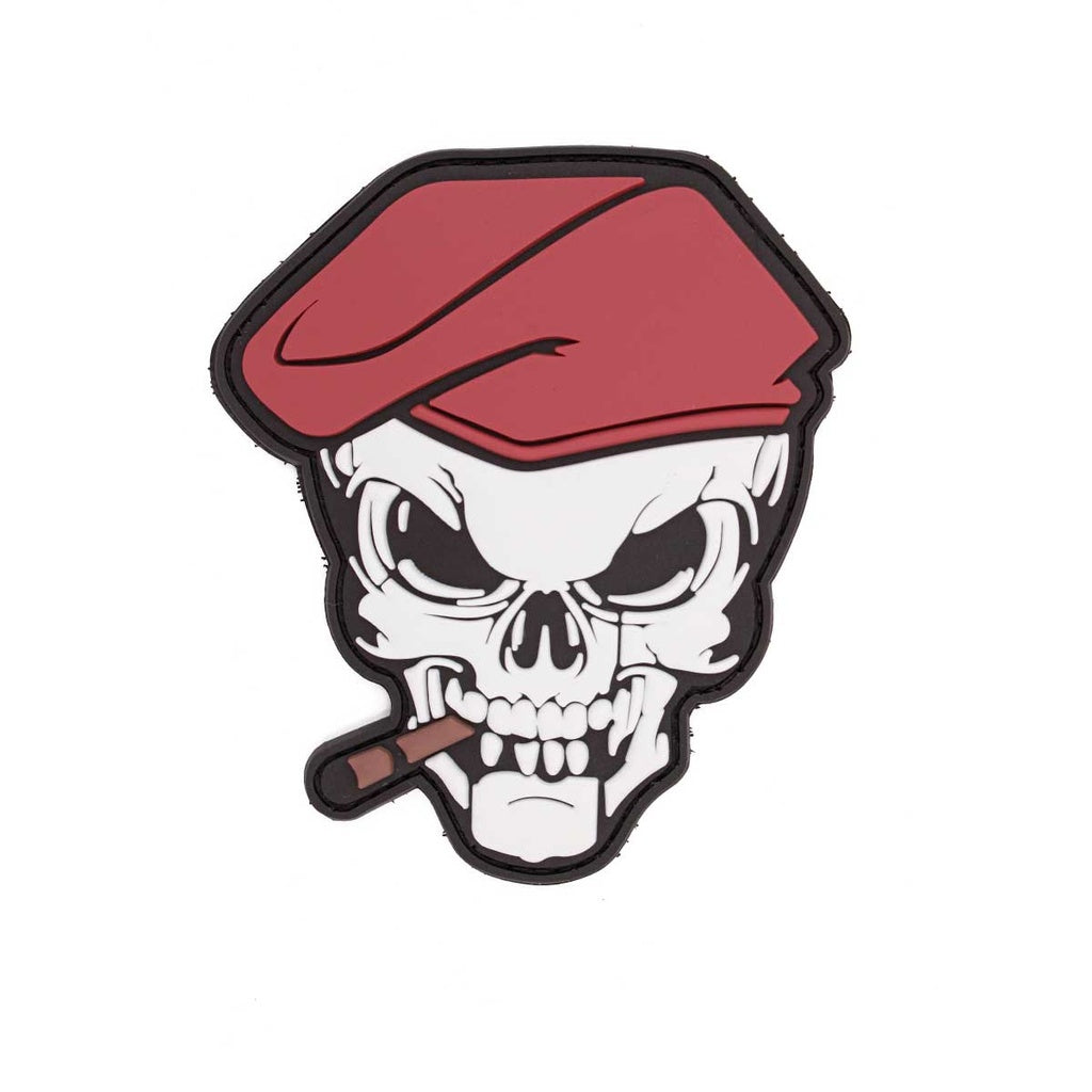 Patch Immortal PVC 3D Skelete Red-Gris