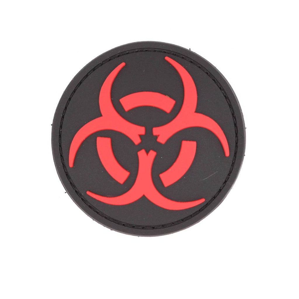 Patch Immortal PVC Biohazard Black Red