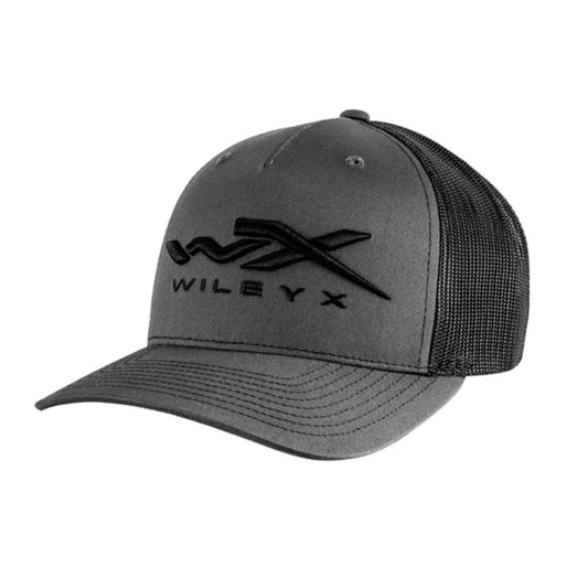 WX Snapback Cap One Size Black and Grey