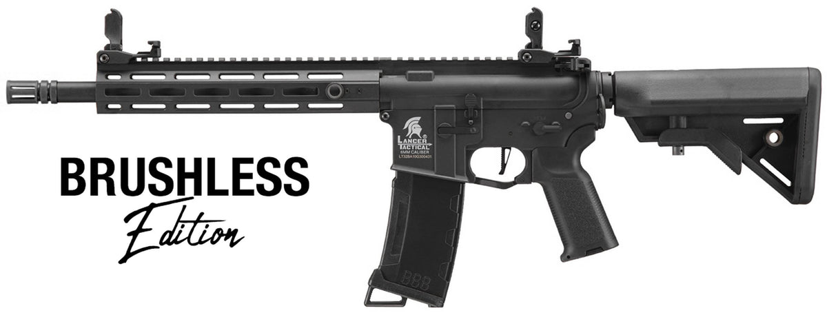 Hellion Black Gen3+ AEG Replica BRUSHLESS Edition ETU Nebula Handguard 10"