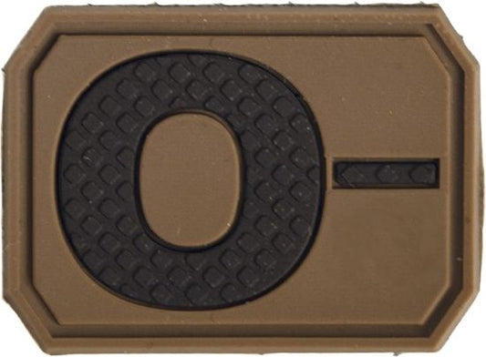 PATCH 3D BLOOD O- Tan