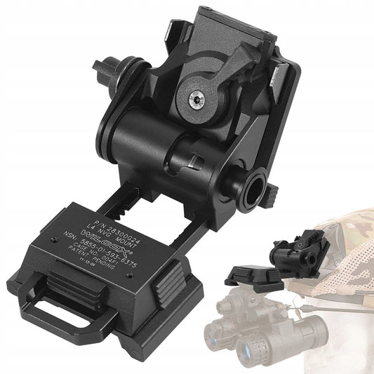 Mount helmet L4G24 Ver. B with skeleton shroud set Black Sotac
