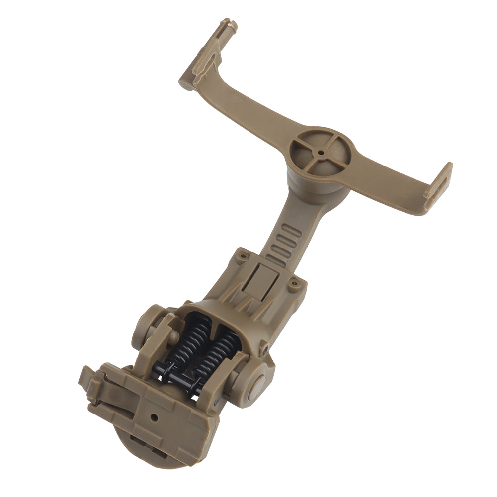 Tactical Helmet Mount Adequado para COMTAC III Tiro Headset, OPS CORE, ARC, Wendy, M-LOK, Rail Adapter TAN