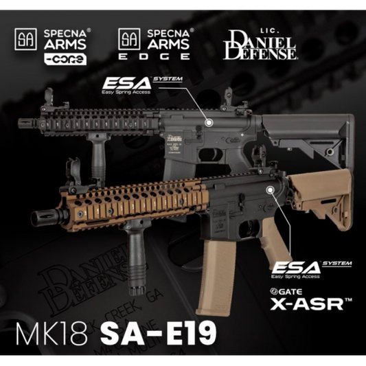 Daniel Defense® MK18 SA-E19 EDGE™ Carbine Replica - Chaos Bronze