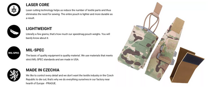 LaserCore Advanced AR/AK Mag Pouch Multicam