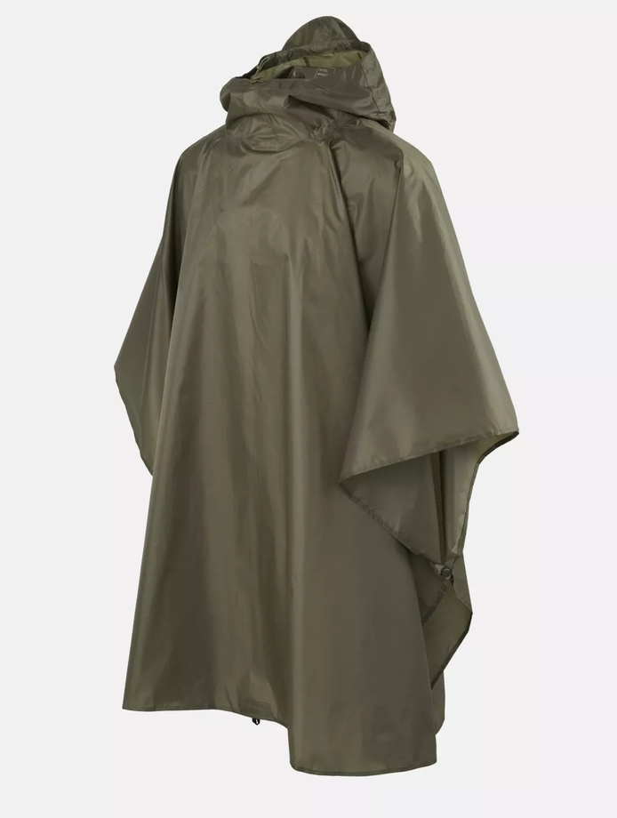 Lightweight Poncho  - Polyester Olive Green