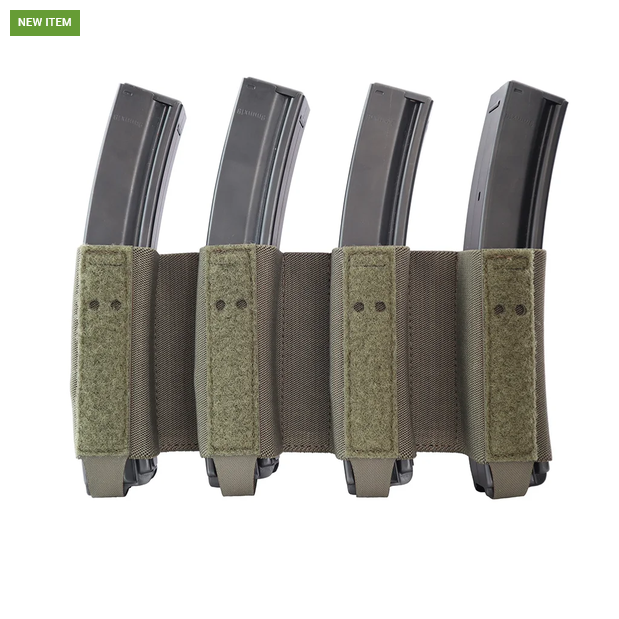 Quad SMG Elastic Mag Insert Ranger Green