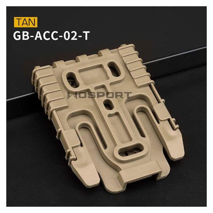 Adapter Base Quick Release Buckle - Tan