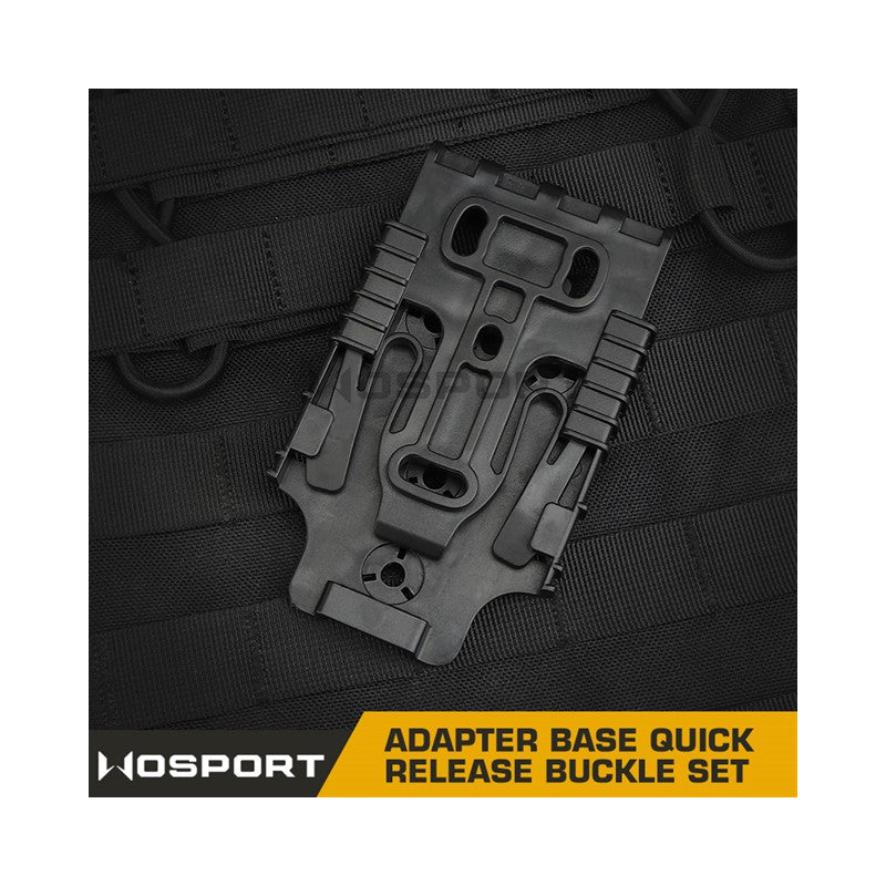Adapter Base Quick Release Buckle - Black