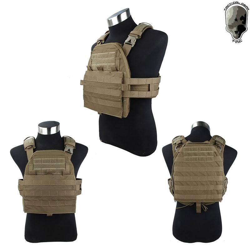 TMC adaptive vest AVS Swimmer cut plate carrier (coyote brown)