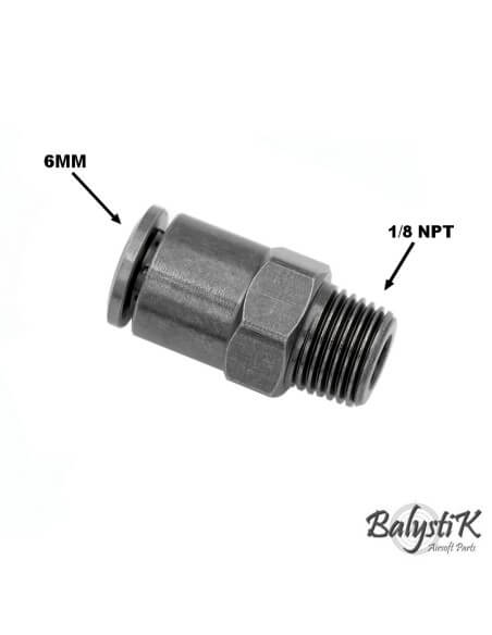 BalystiK 1/8 NPT male adapter for 6mm macroline