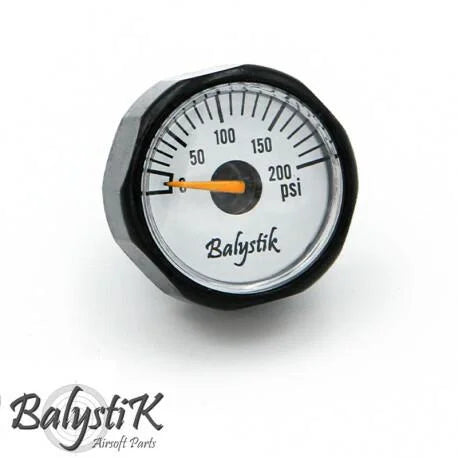 Balystik 200 PSI micro gauge for HPA regulator