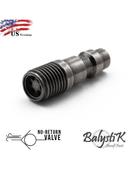 BalystiK coupleur male anti-retour pour chargeur GBB version US