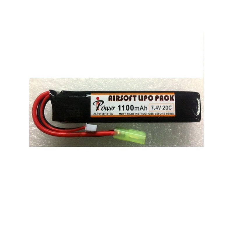 Battery Ipower 7.4V 1100 mah 20C Stick