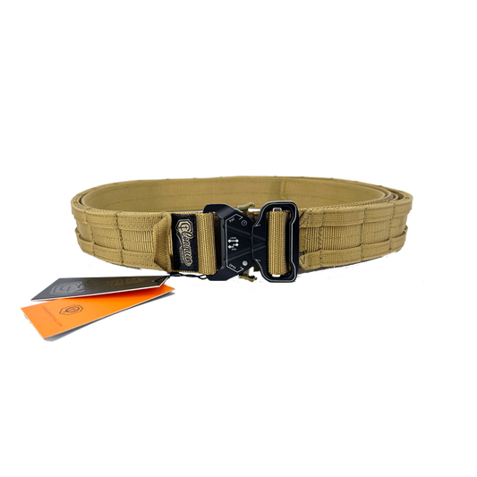Conquer double Belt 125 Cm TAN