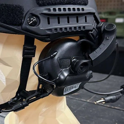 Earmor M32X Plus Tactical Headset M16C Mount for Fast ARC Black